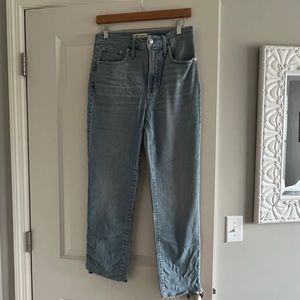 Never Worn Madewell Light Wash Jeans